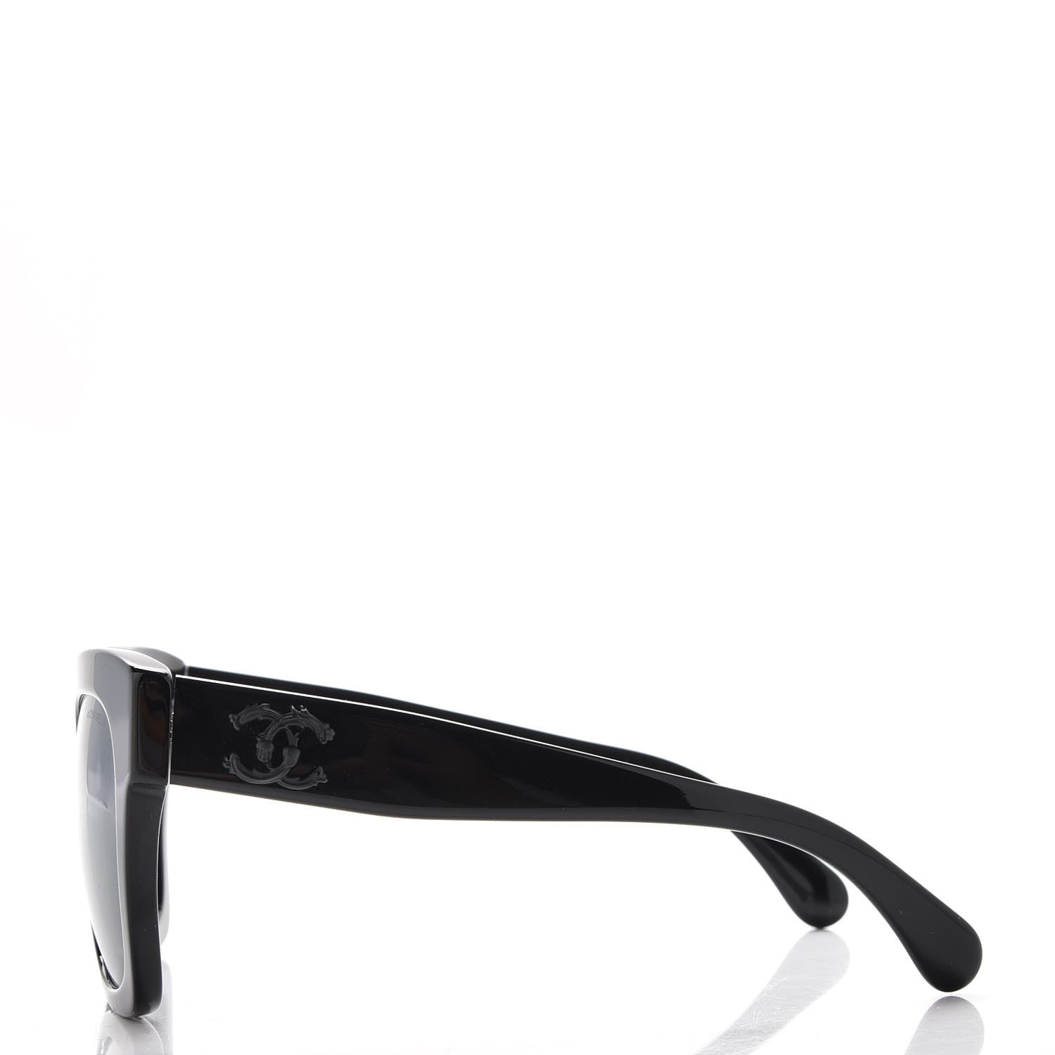 Chanel Mirror CC Sunglasses 5357 Black 6 of 8