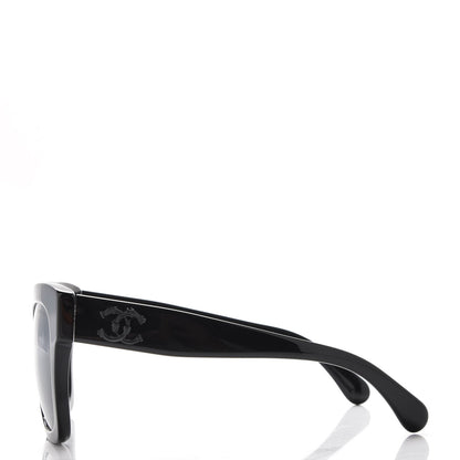 Chanel Mirror CC Sunglasses 5357 Black 6 of 8