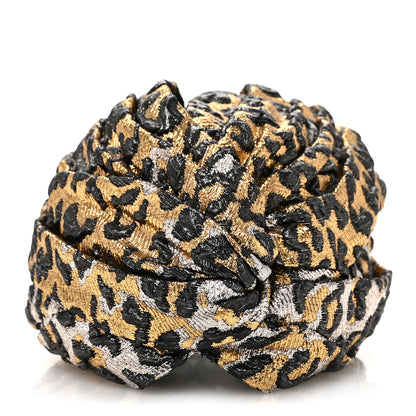 Gucci Metallic Leonte Turban Black Gold 3 of 9