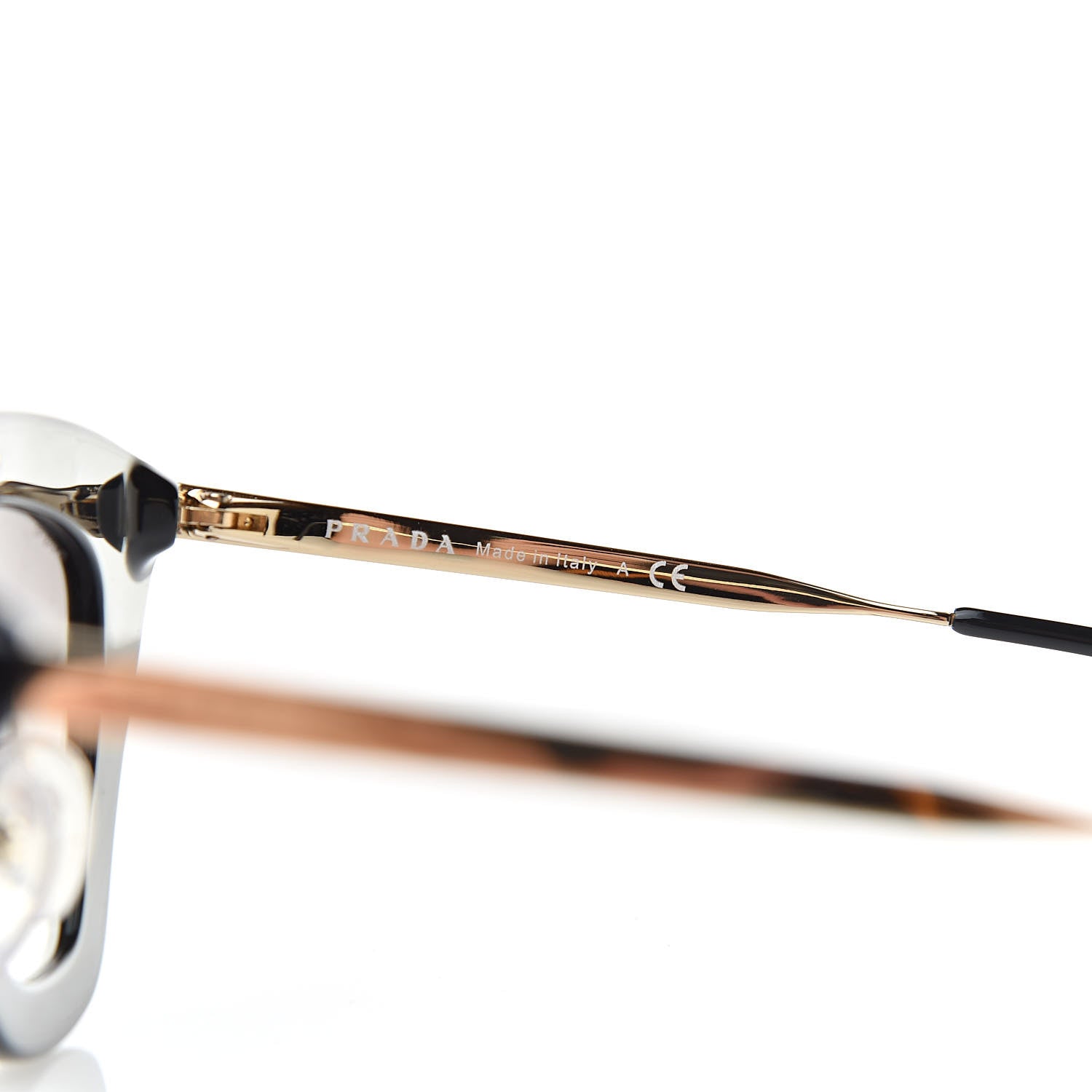 Prada Acetate Cinema Sunglasses SPR 09Q Black 6 of 9