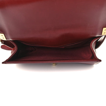 Chanel Lambskin Quilted Medium Boy Flap Burgundy 5 of 12