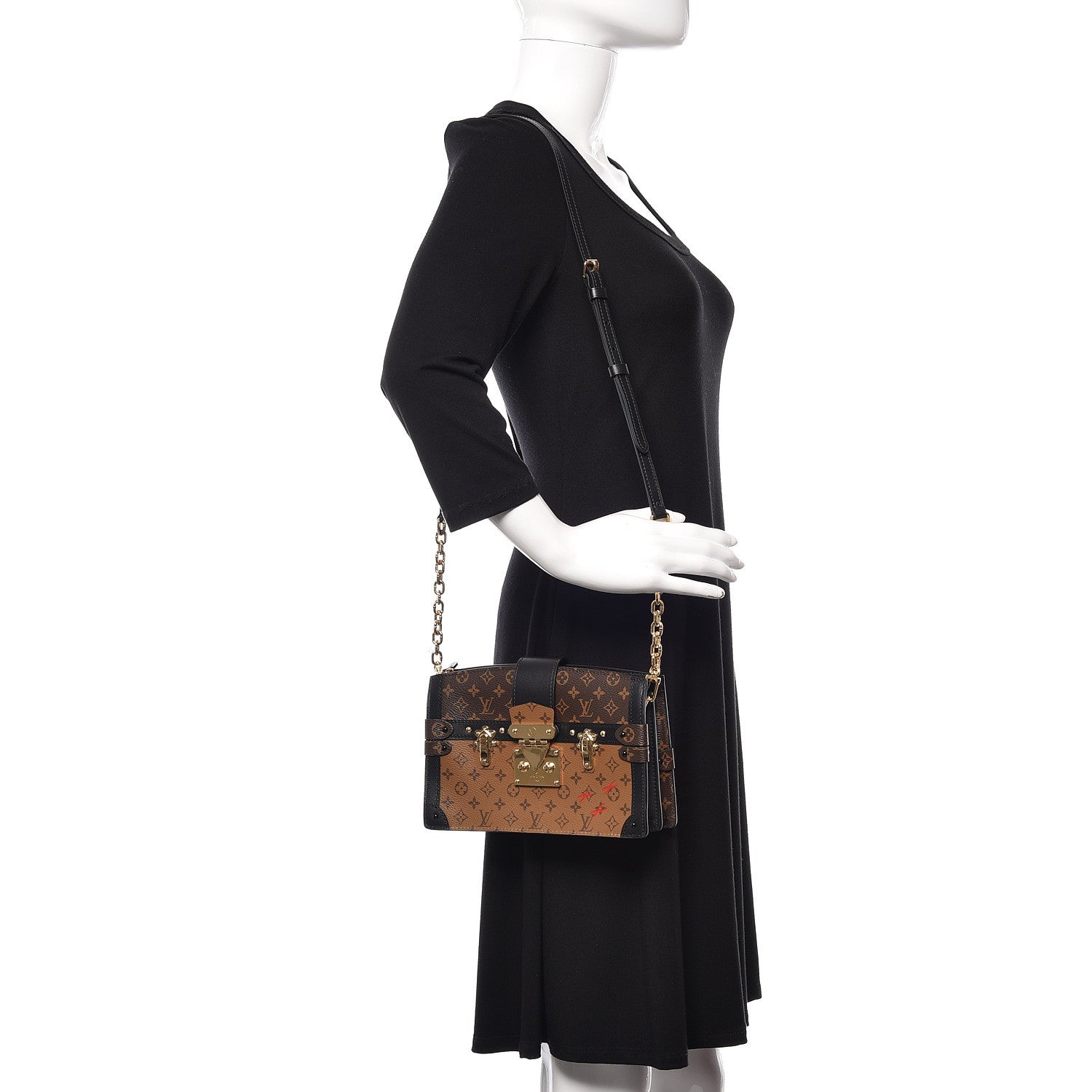 Louis Vuitton Reverse Monogram Trunk Clutch 2 of 9