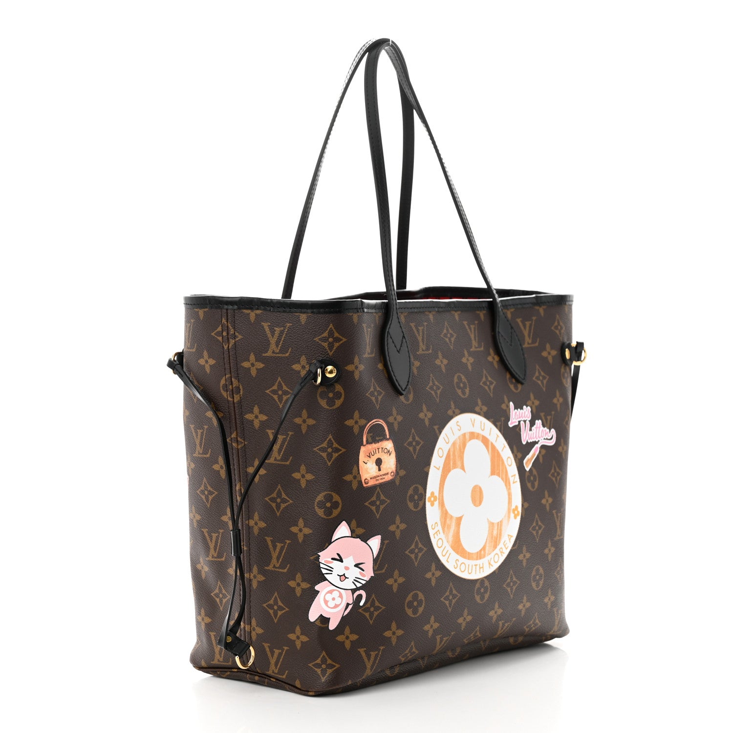 Louis Vuitton Monogram My LV World Tour Neverfull MM 4 of 11
