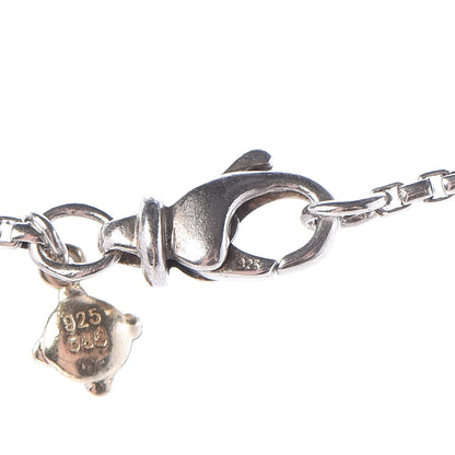 David Yurman Sterling Silver 18K Yellow Gold Cable Heart Locket Pendant Necklace 8 of 10