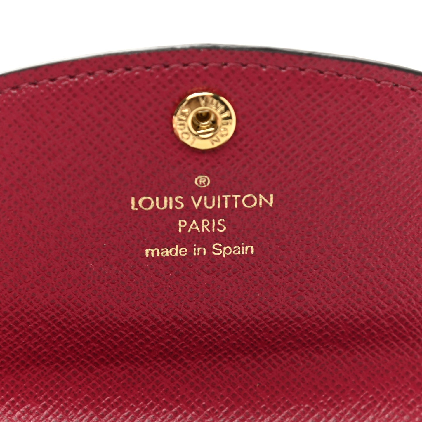Monogram Rosalie Coin Purse Fuchsia