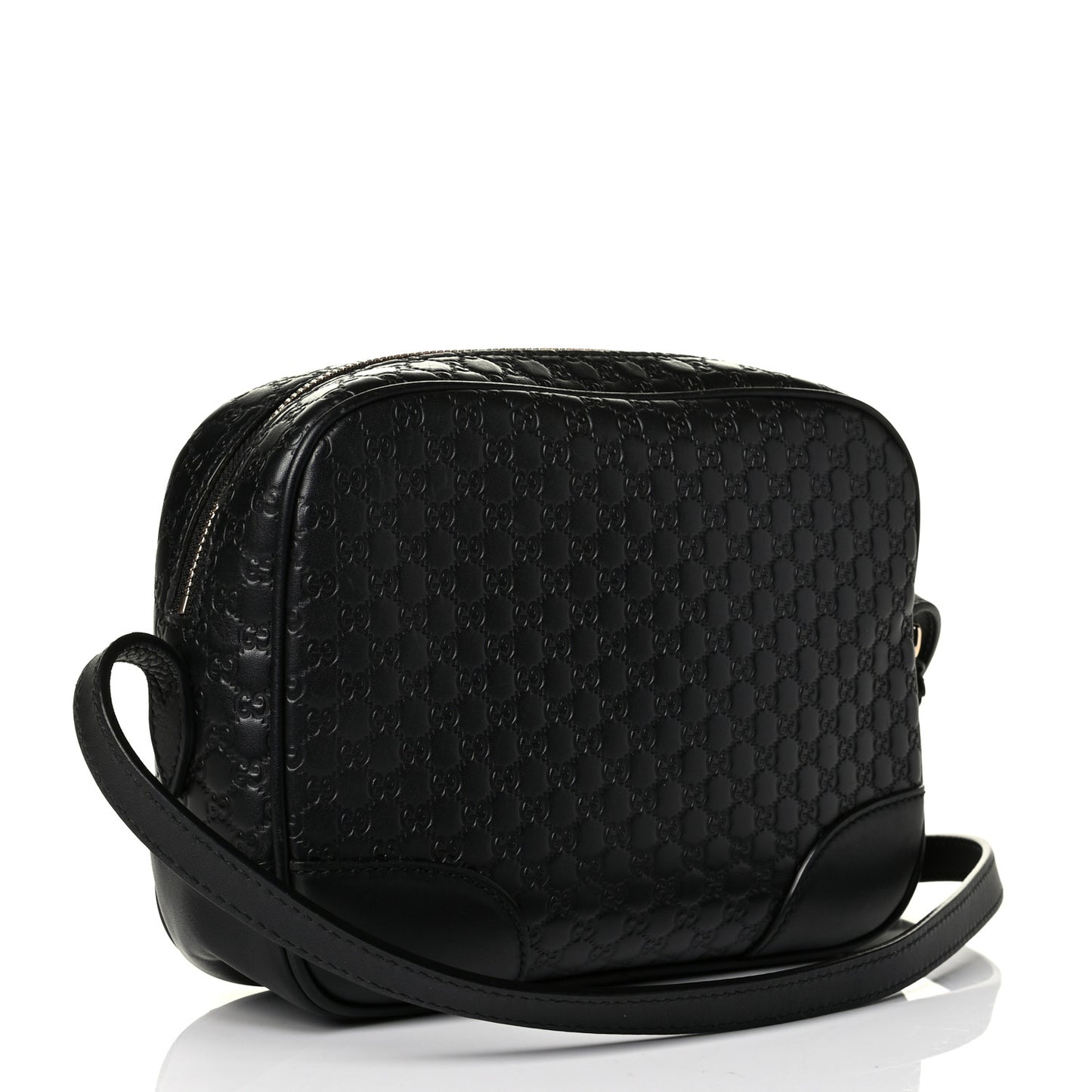 Microguccissima Mini Bree Messenger Bag Black