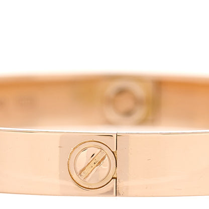 Cartier 18K Pink Gold LOVE Bracelet 17 5 of 8
