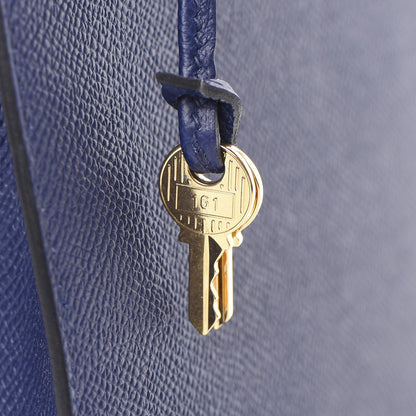 Hermes Epsom Kelly Sellier 25 Bleu Saphir 31 of 38
