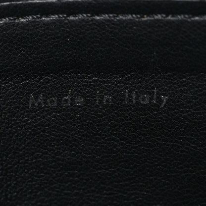 Celine Textured Calfskin Cosmetic Pouch Bag Black 6 of 8