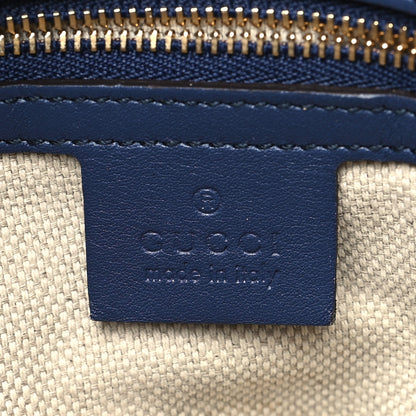 Gucci Patent Small Soho Shoulder Bag Navy 6 of 10