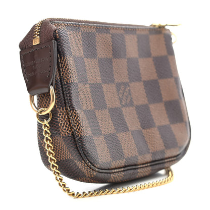 Louis Vuitton Damier Ebene Mini Pochette Accessories 2 of 4