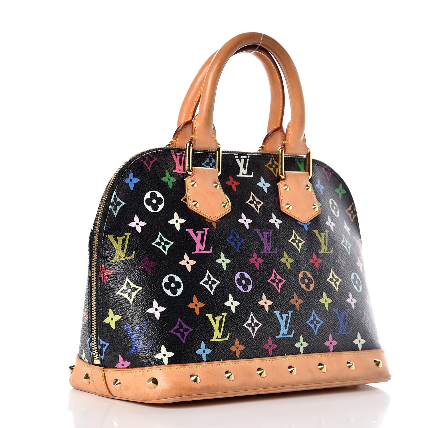 Louis Vuitton Monogram Multicolor Alma Black 3 of 14