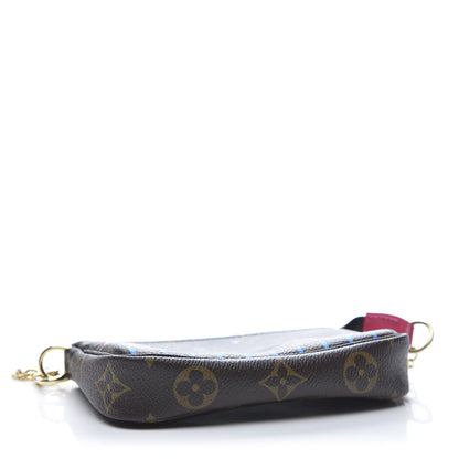 Louis Vuitton Monogram 2020 Christmas Animation Roller Coaster Mini Pochette Accessories Pivoine 4 of 10