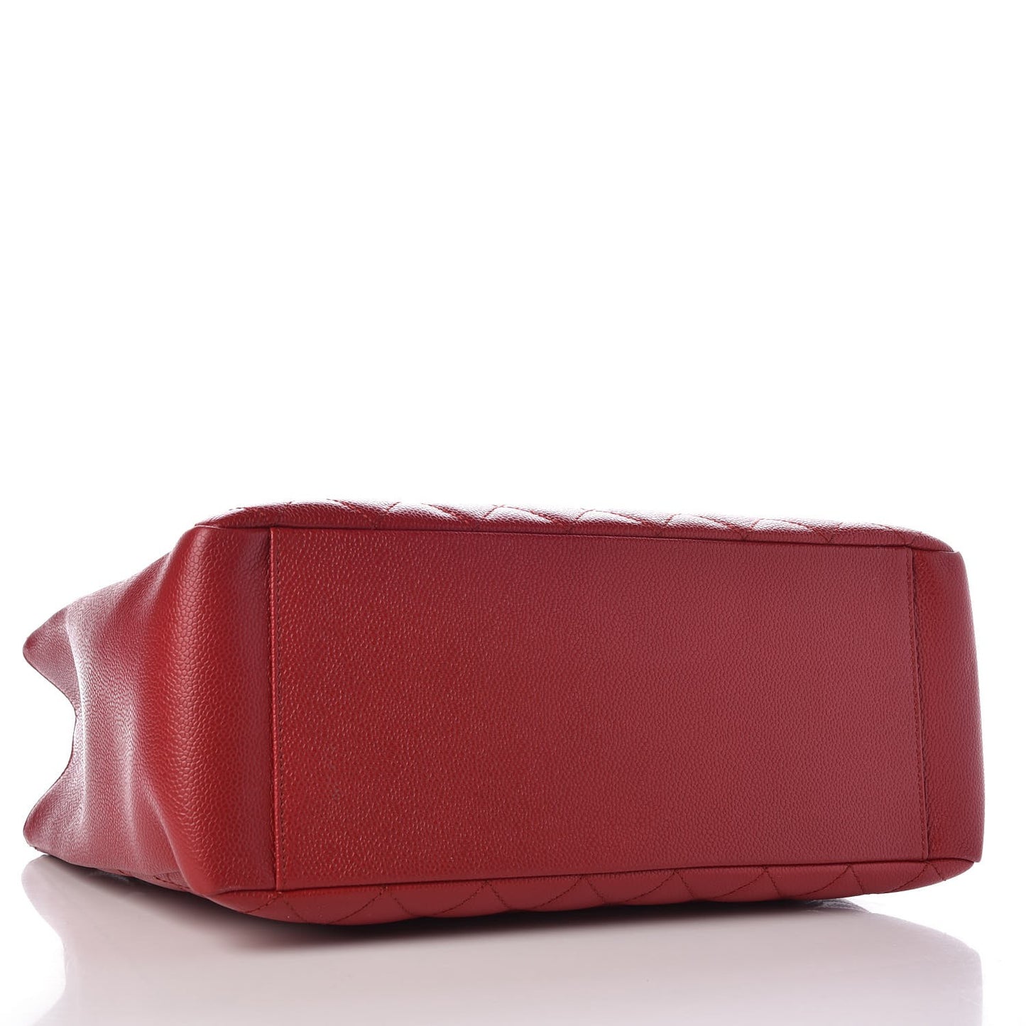 Caviar Quilted Grand Shopping Tote GST Red