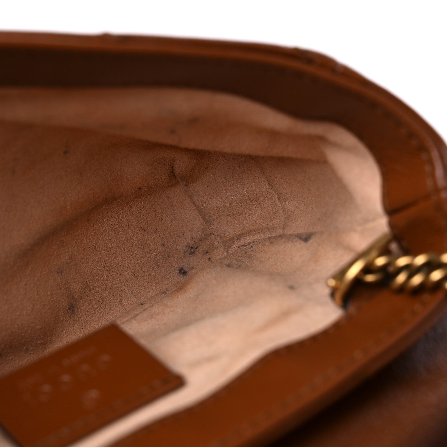 Gucci Azalea Calfskin Matelasse Diagonal Super Mini GG Marmont Shoulder Bag Cuir 10 of 11