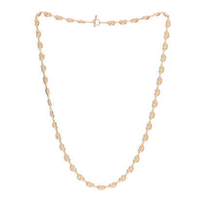 Tiffany 18K Rose Gold Mini Elsa Peretti Bean Link Necklace 2 of 4