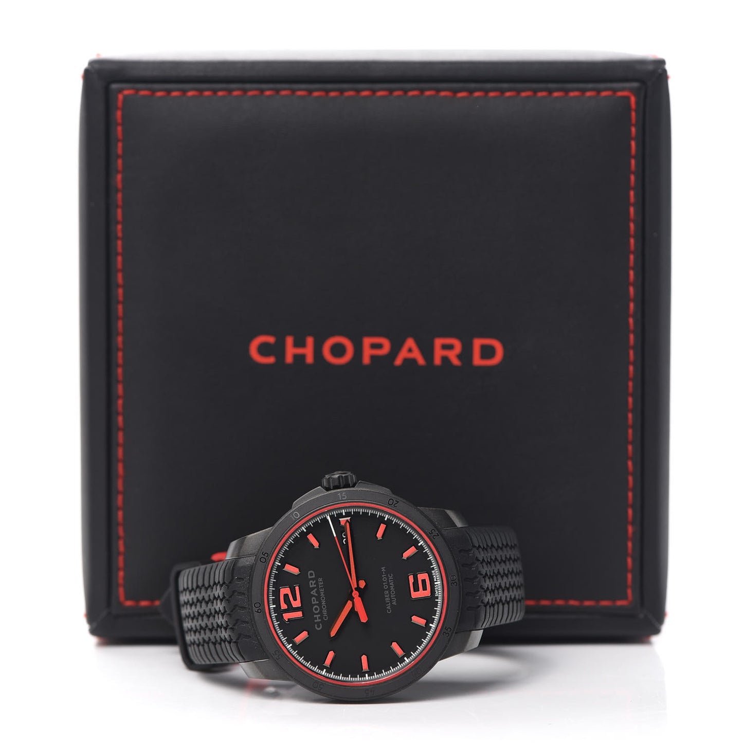 PVD Stainless Steel Rubber 43mm Mille Miglia GTS Speed Limited Edition Automatic Watch Black