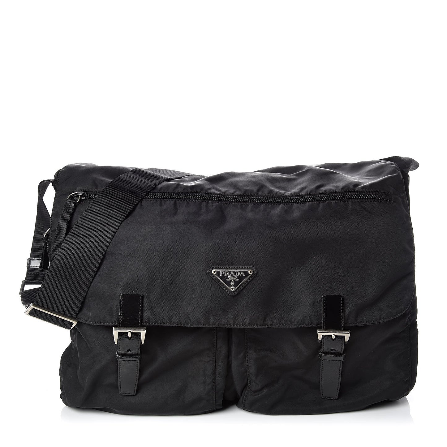 GG Monogram Double Pocket Belt Bag Dark Brown