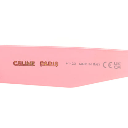 Celine Acetate Monochroms Square Sunglasses CL40214U Light Pink 5 of 6