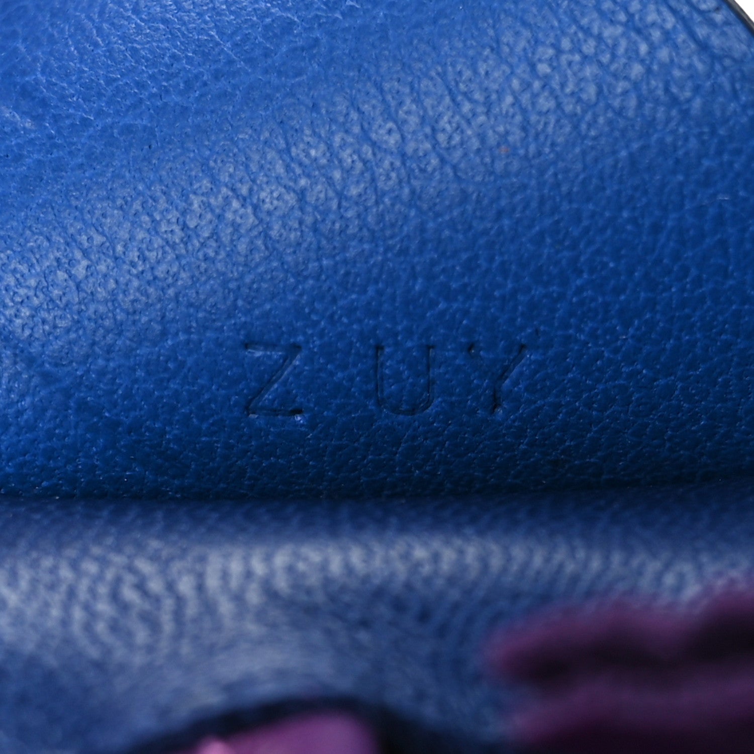 Hermes Milo Lambskin Grigri Rodeo Pegase Horse Bag Charm PM Bleu Saphir Violet Bleu France 5 of 6