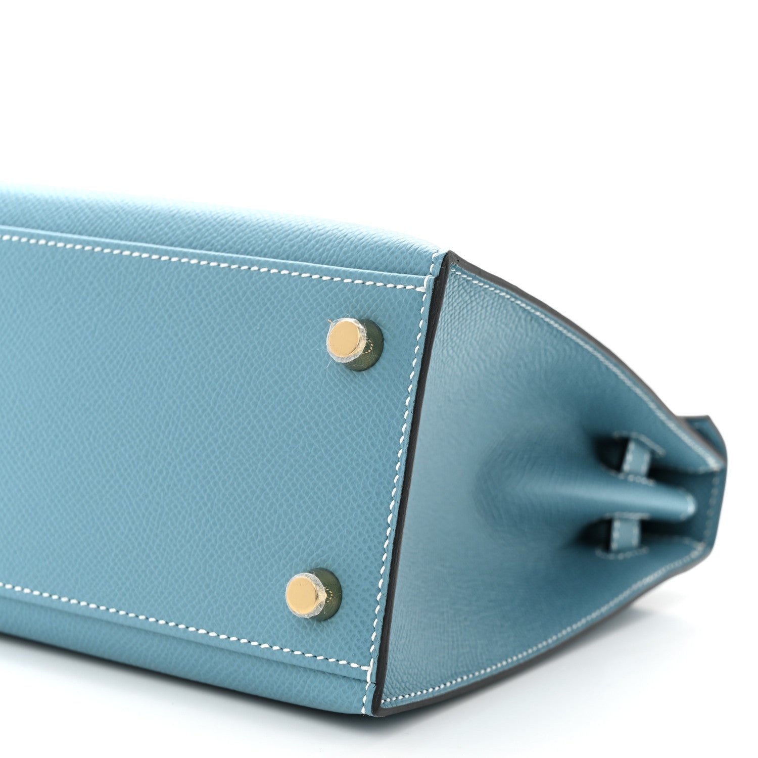 Hermes Epsom Kelly Sellier 25 New Blue Jean 9 of 10