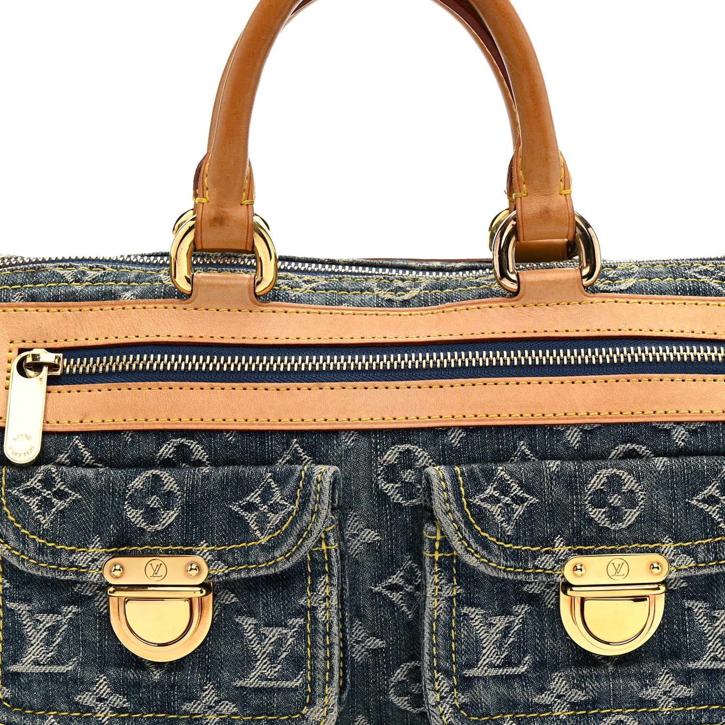 Monogram Denim Neo Speedy Blue