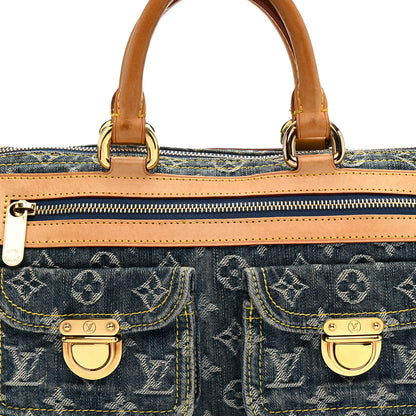 Louis Vuitton Monogram Denim Neo Speedy Blue 15 of 29
