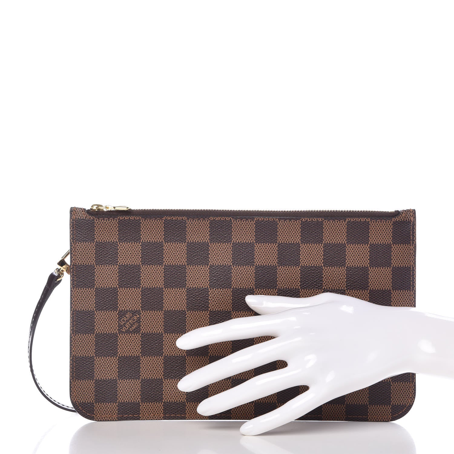 Louis Vuitton Damier Ebene Neverfull MM GM Pochette 2 of 8