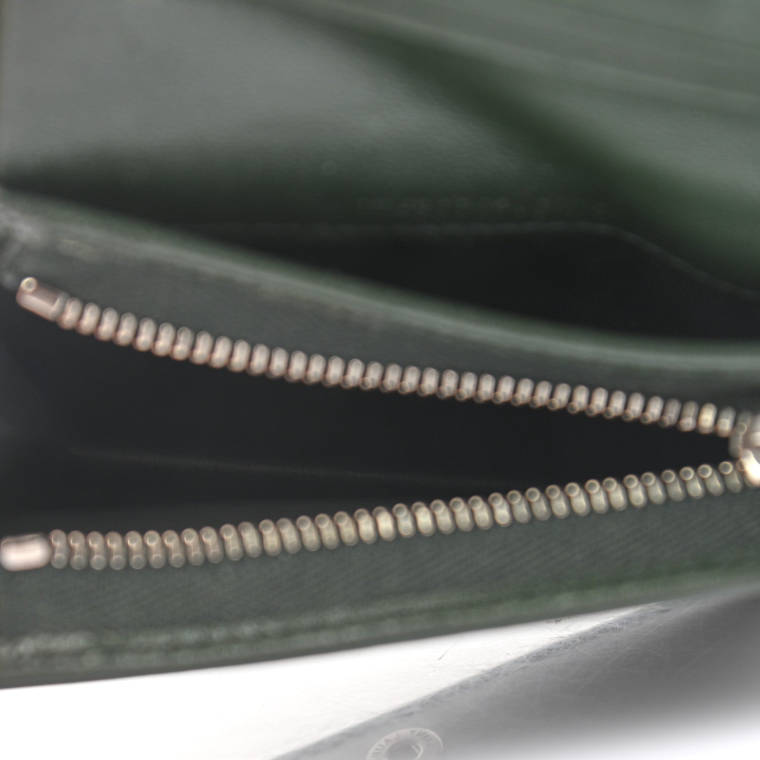 Saint Laurent Lambskin Y Quilted Monogram Loulou Flap Wallet Olive 5 of 11
