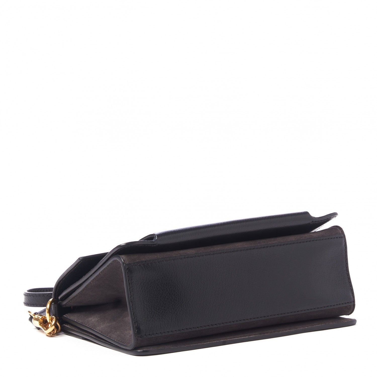 Givenchy Goatskin Suede Small GV3 Shoulder Bag Black 4 of 8