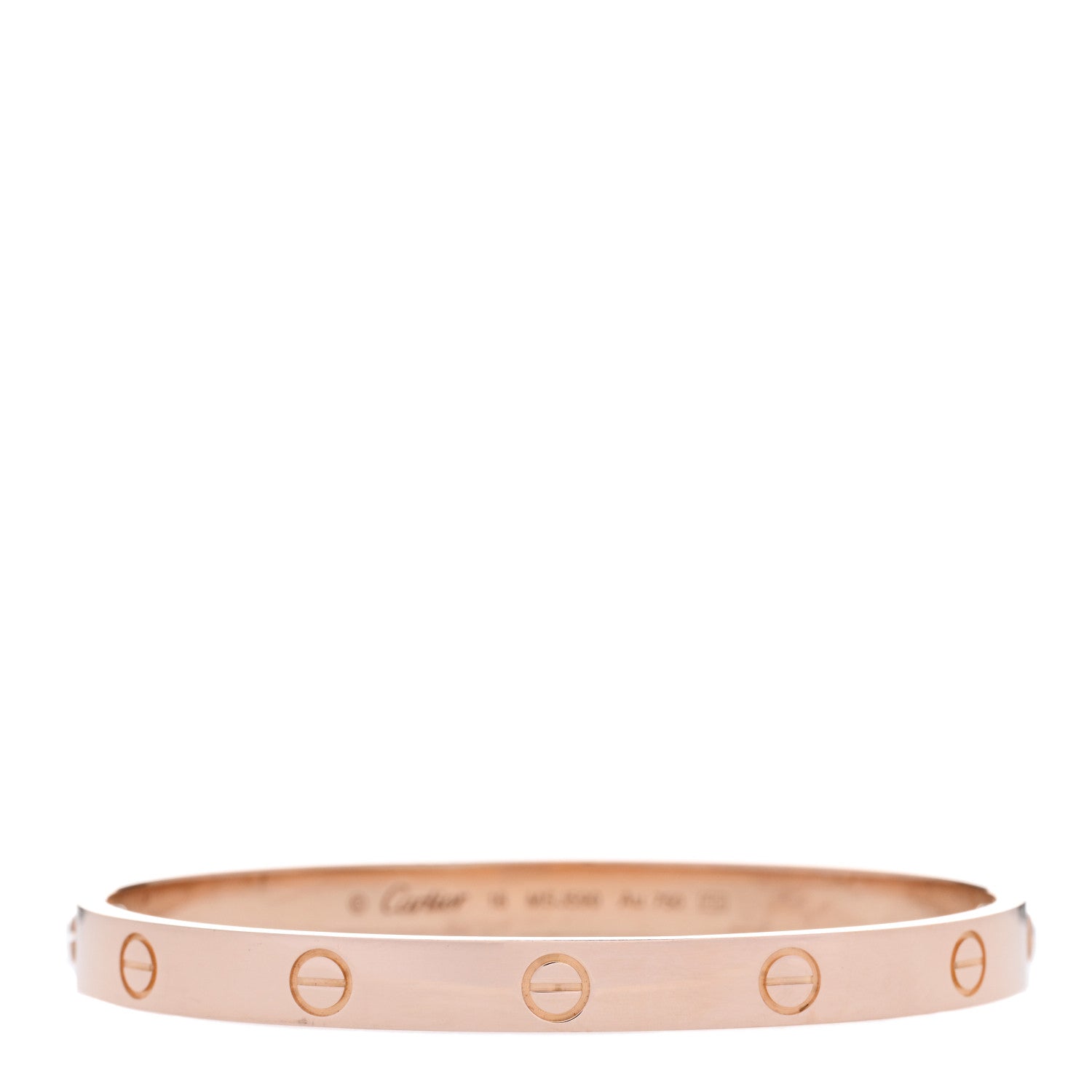 Cartier 18K Pink Gold LOVE Bracelet 18 1 of 8