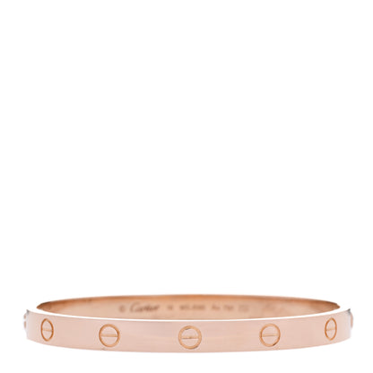 Cartier 18K Pink Gold LOVE Bracelet 18 1 of 8
