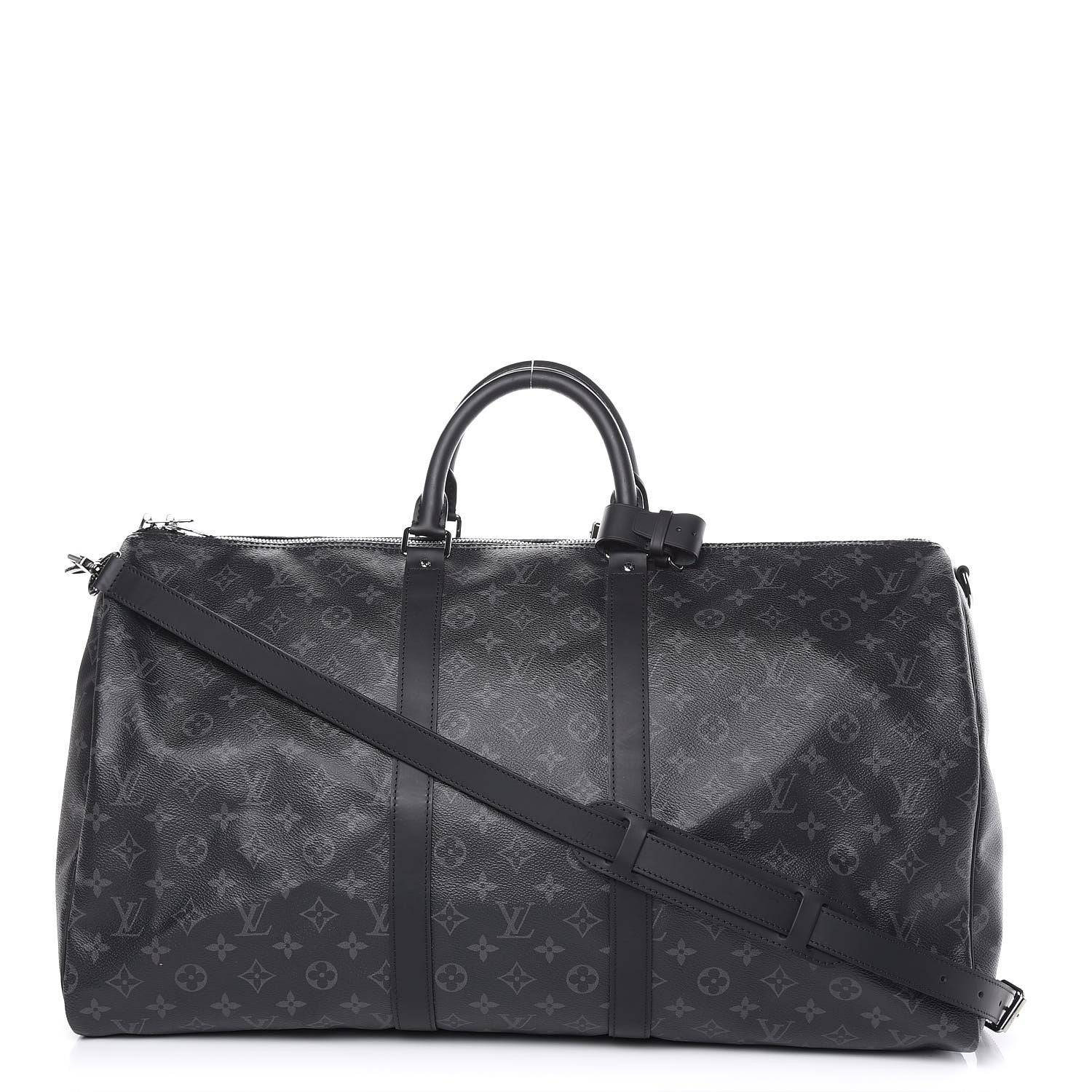 Louis Vuitton Monogram Eclipse Keepall Bandouliere 55 1 of 11