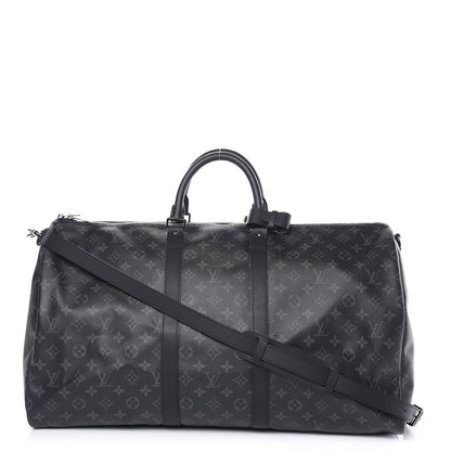 Louis Vuitton Monogram Eclipse Keepall Bandouliere 55 1 of 11