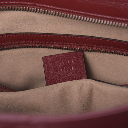Gucci Azalea Calfskin Matelasse Medium GG Marmont Slim Tote Romantic Cerise 8 of 10