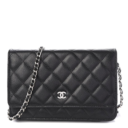 Chanel Caviar Quilted Wallet On Chain WOC Black 1 of 11