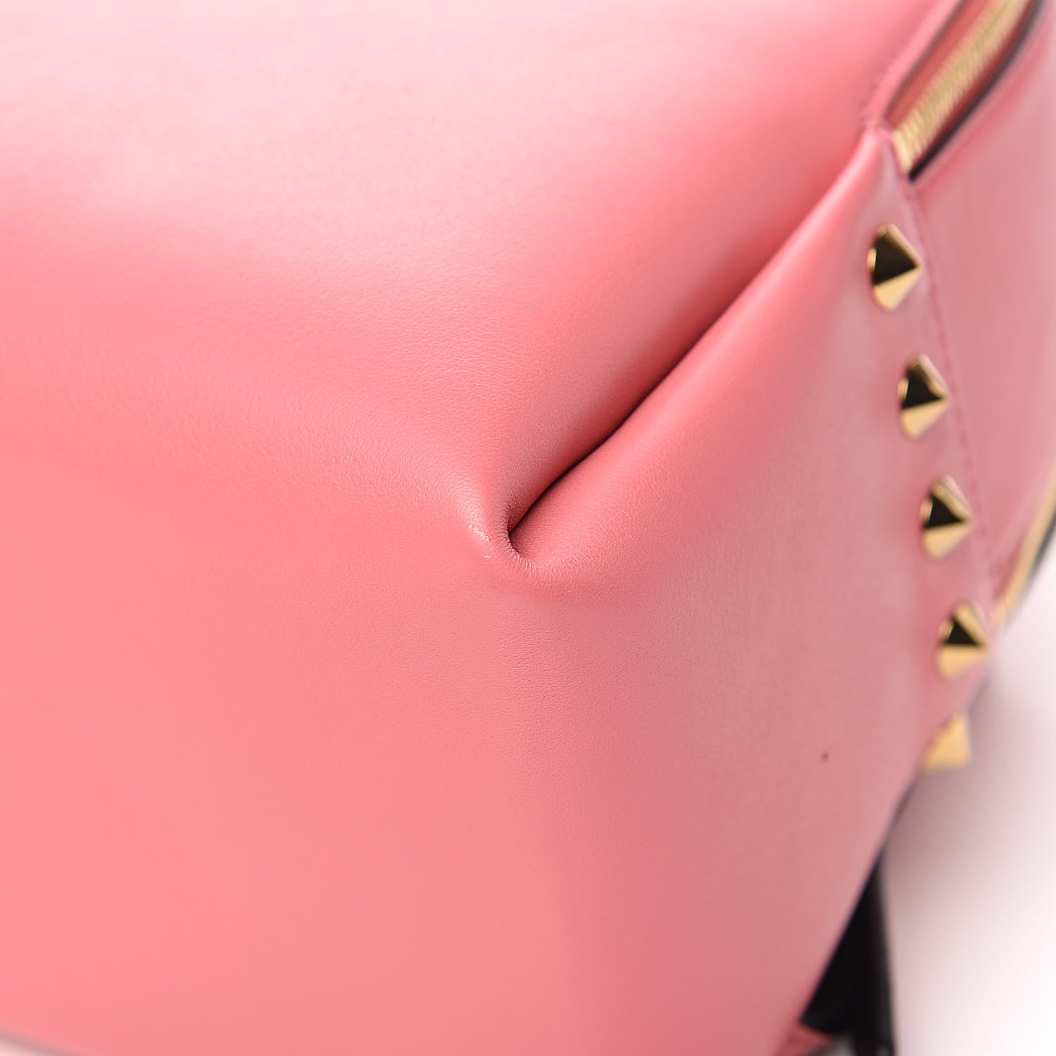 MCM Calfskin Mini Duchess Polke Studs Backpack Pink 10 of 13