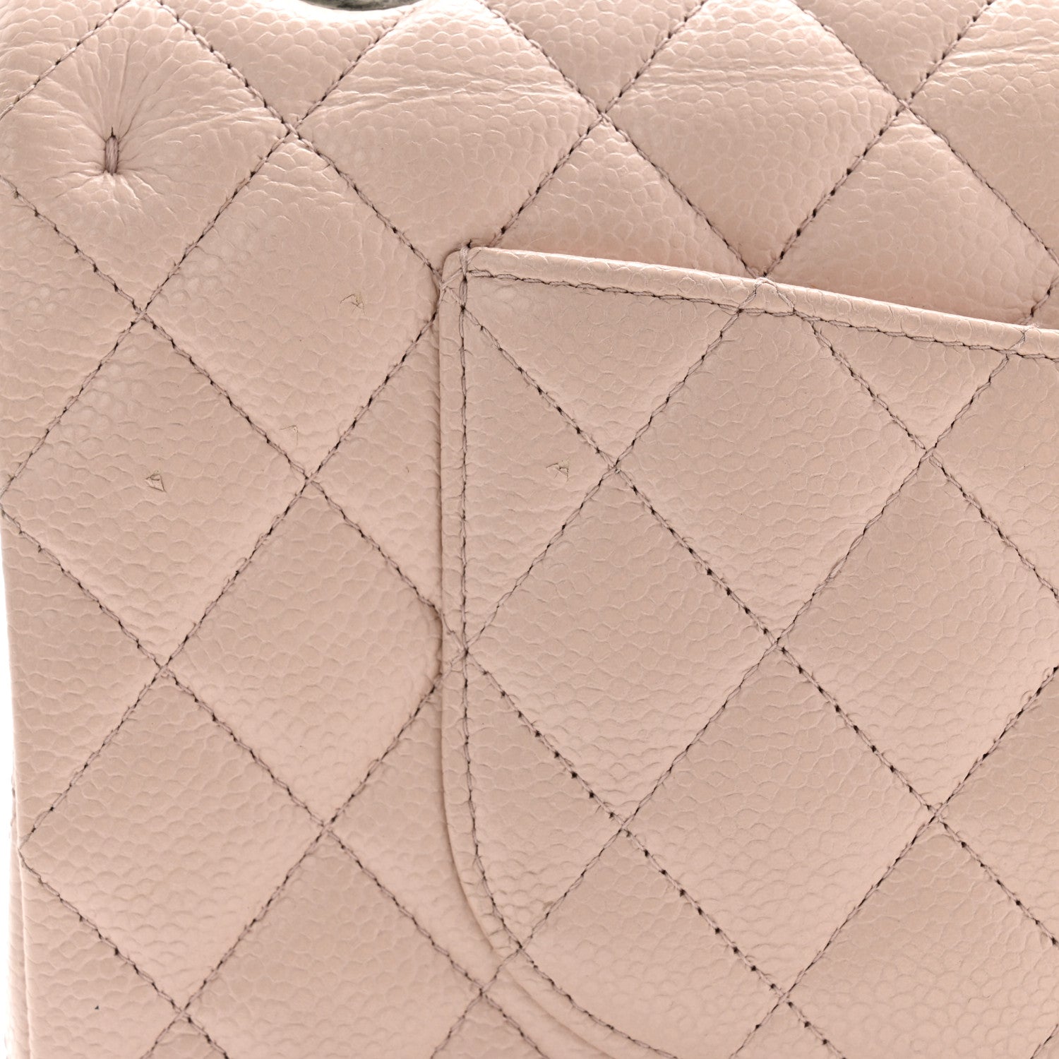 Chanel Caviar Quilted Medium Double Flap Light Pink 12 of 12