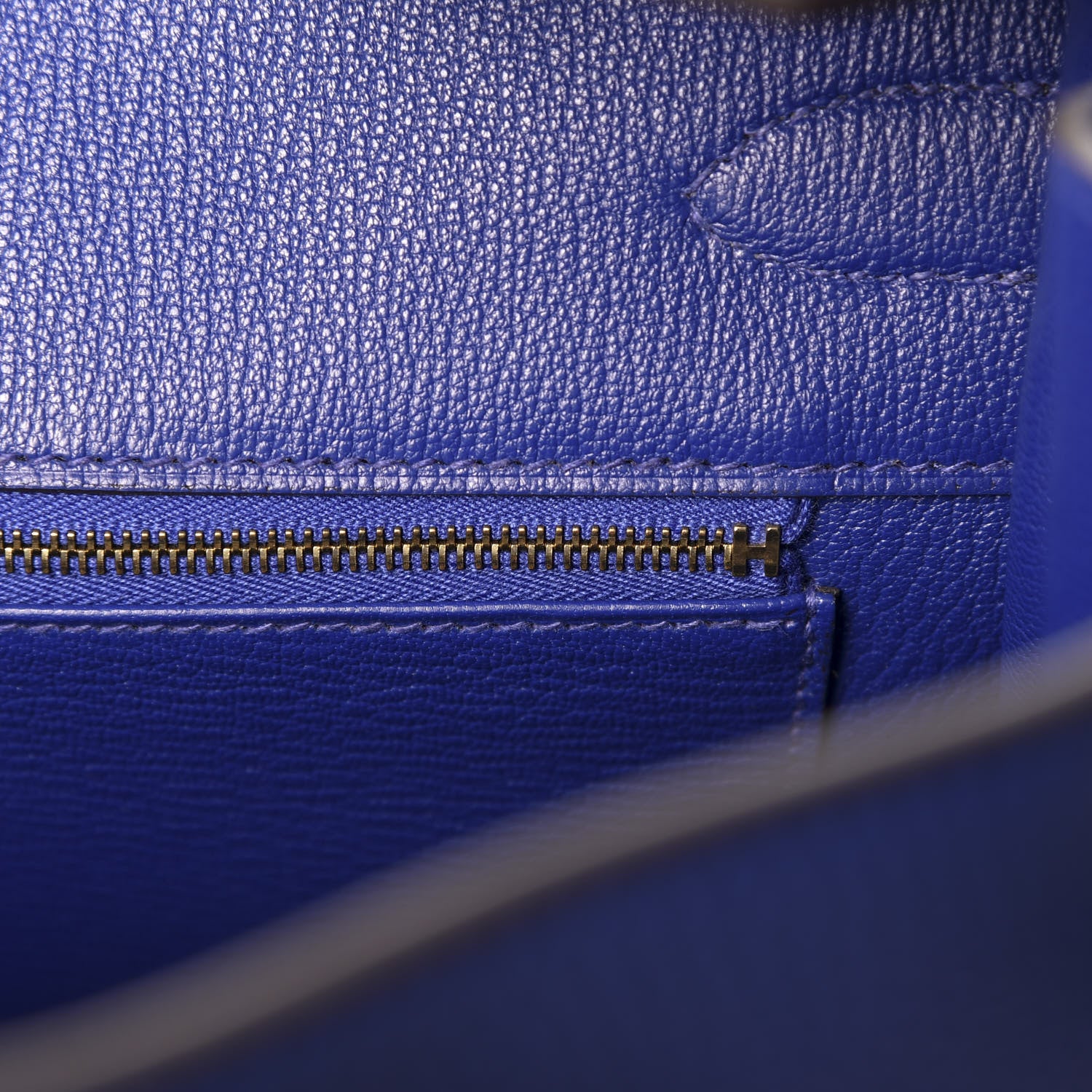 Hermes Togo Birkin 35 Bleu Electrique 16 of 28