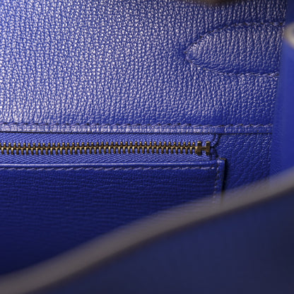 Hermes Togo Birkin 35 Bleu Electrique 16 of 28