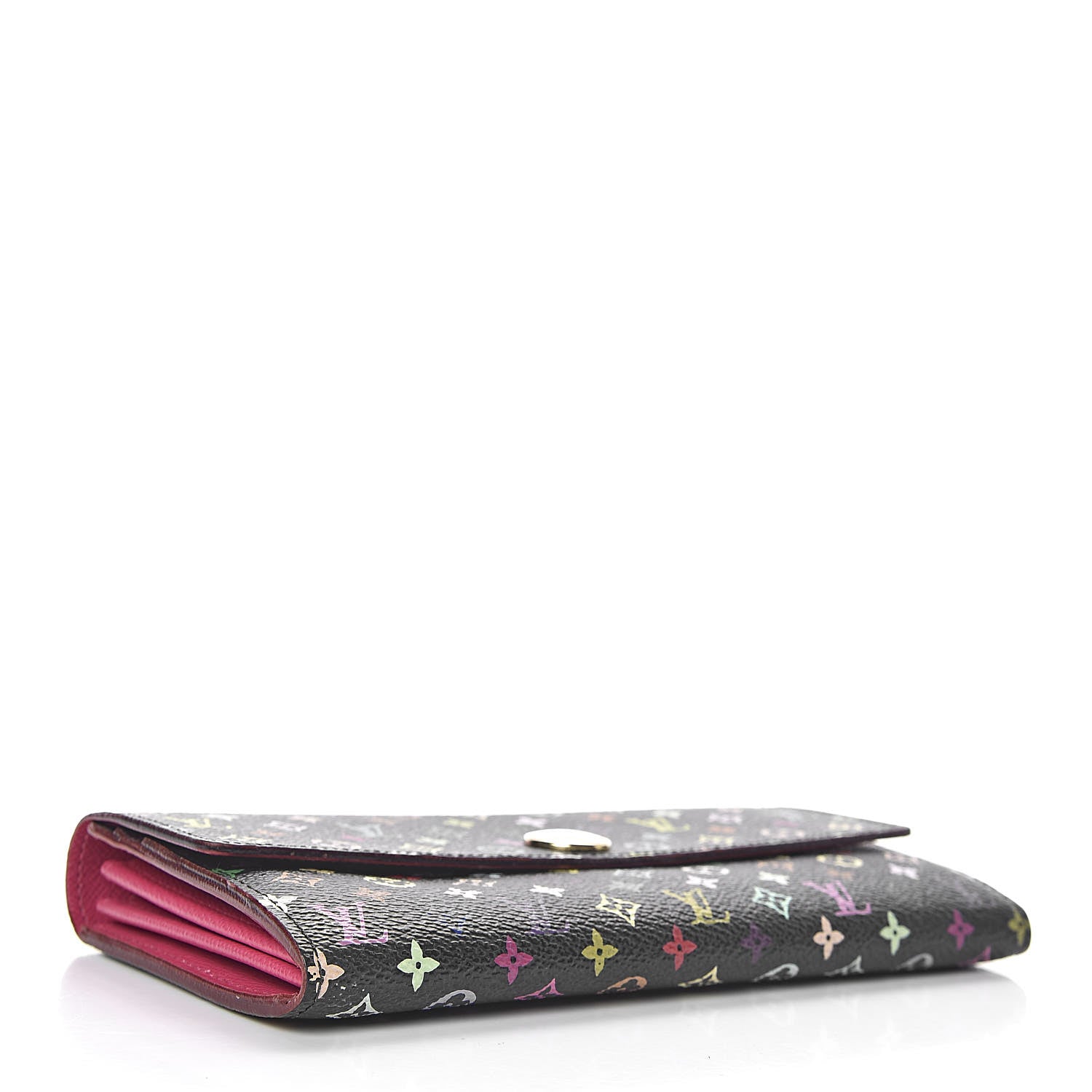 Louis Vuitton Monogram Multicolor Sarah Wallet Black Grenade 4 of 8