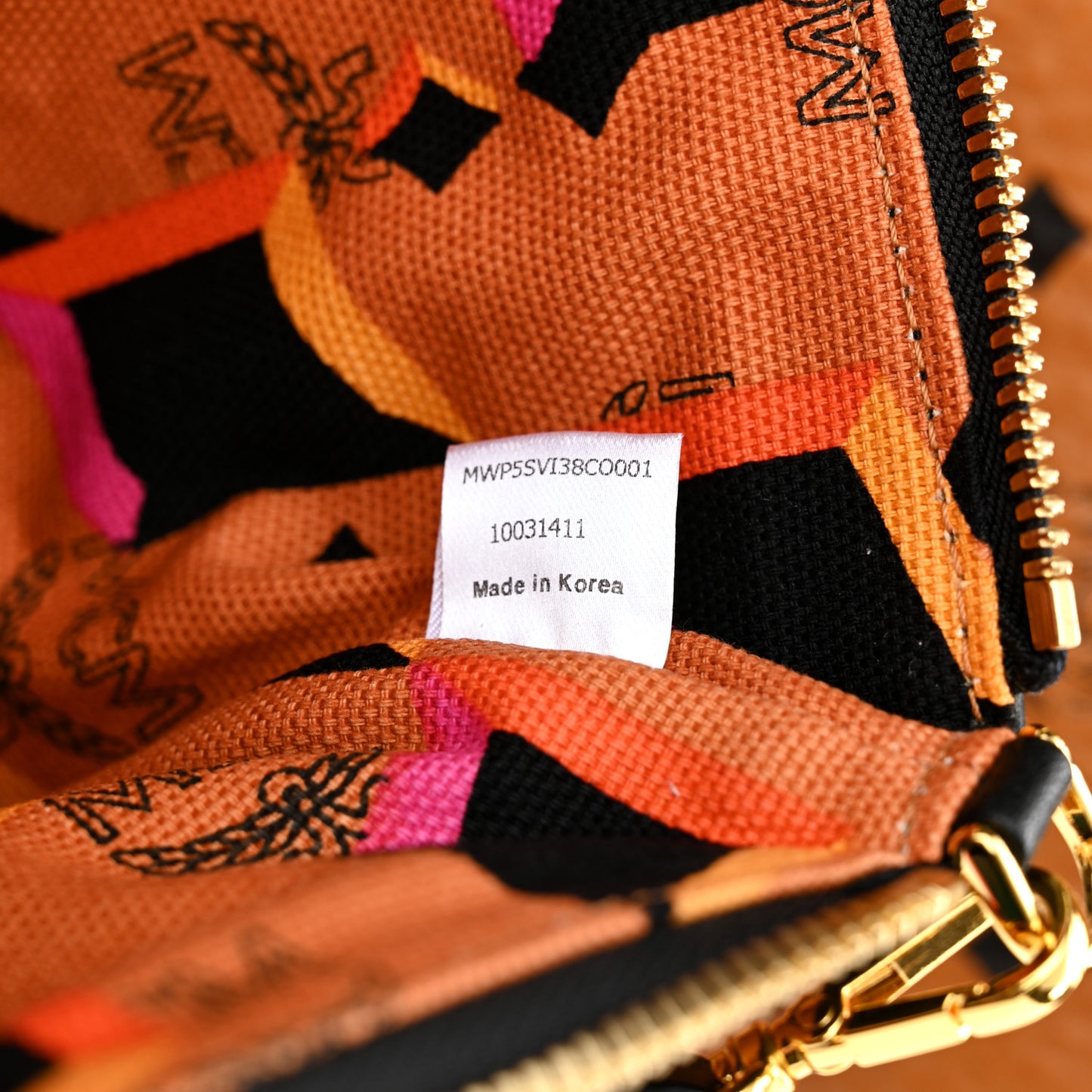 Visetos Medium Project Reversible Shopper Tote Cognac
