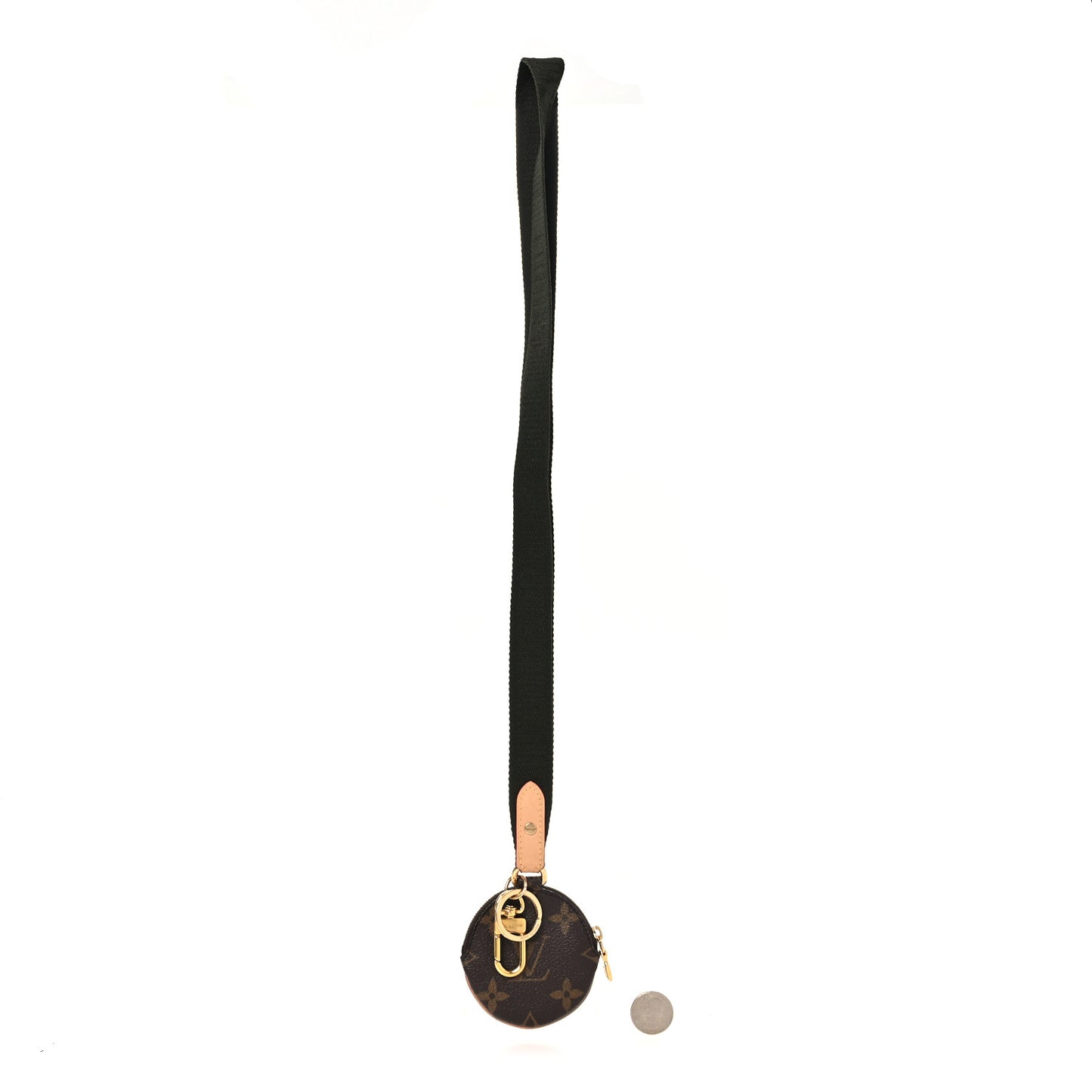 Monogram Multi Pochette Accessories Lanyard Key Holder Kaki