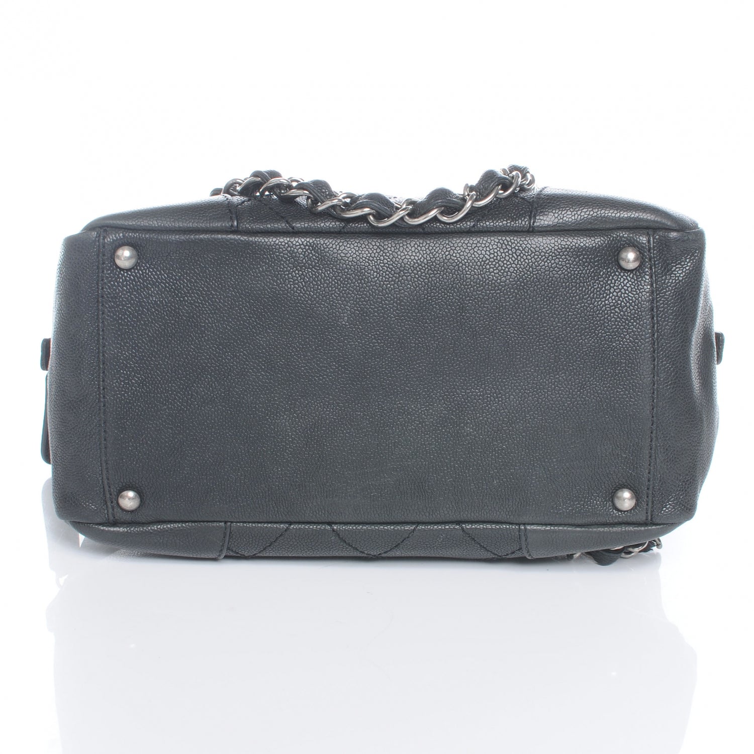 Chanel Distressed Caviar Outdoor Ligne Tote Black 4 of 7