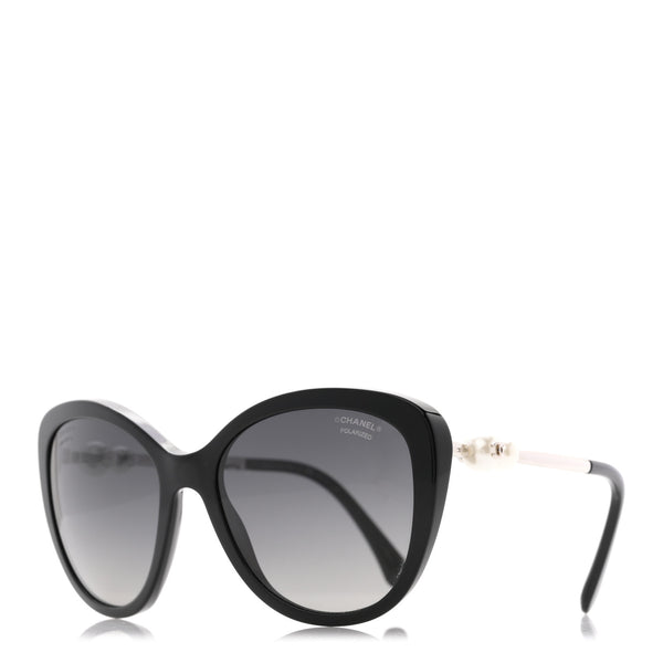 Chanel Acetate Pearl Polarized Winter Butterfly Sunglasses 5338-H