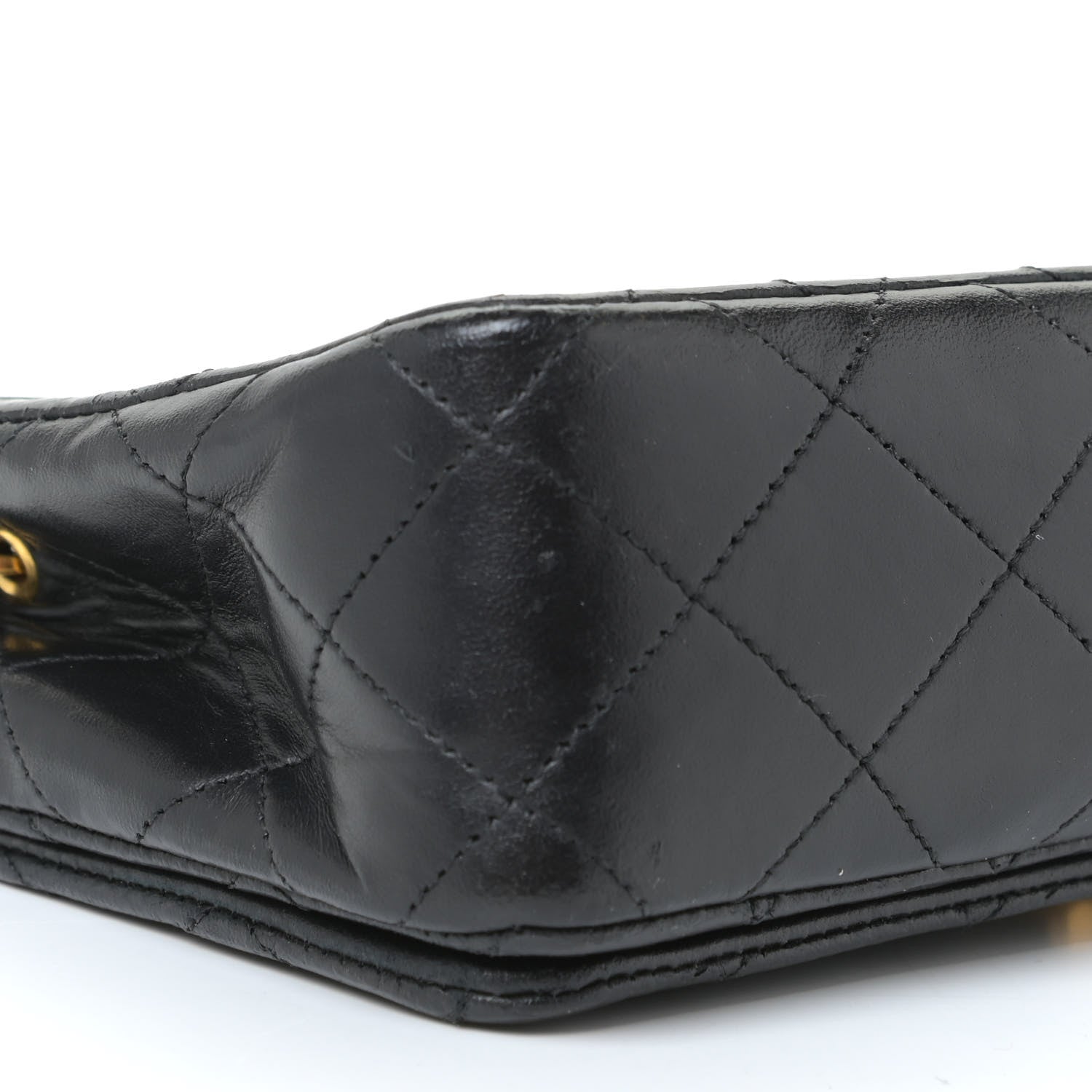Chanel Lambskin Quilted Mini Flap Black 8 of 14