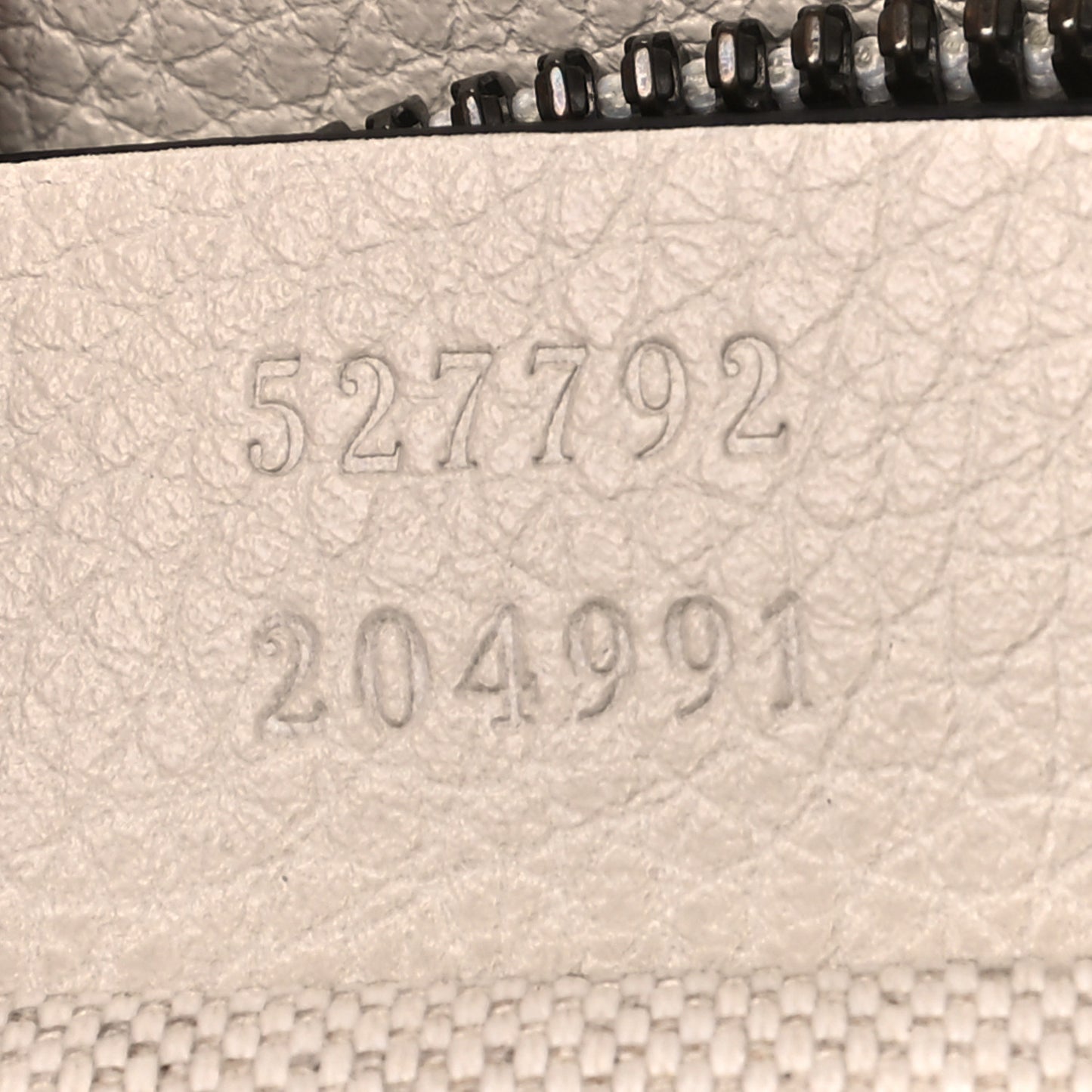 Grained Calfskin Small Logo Belt Bag White