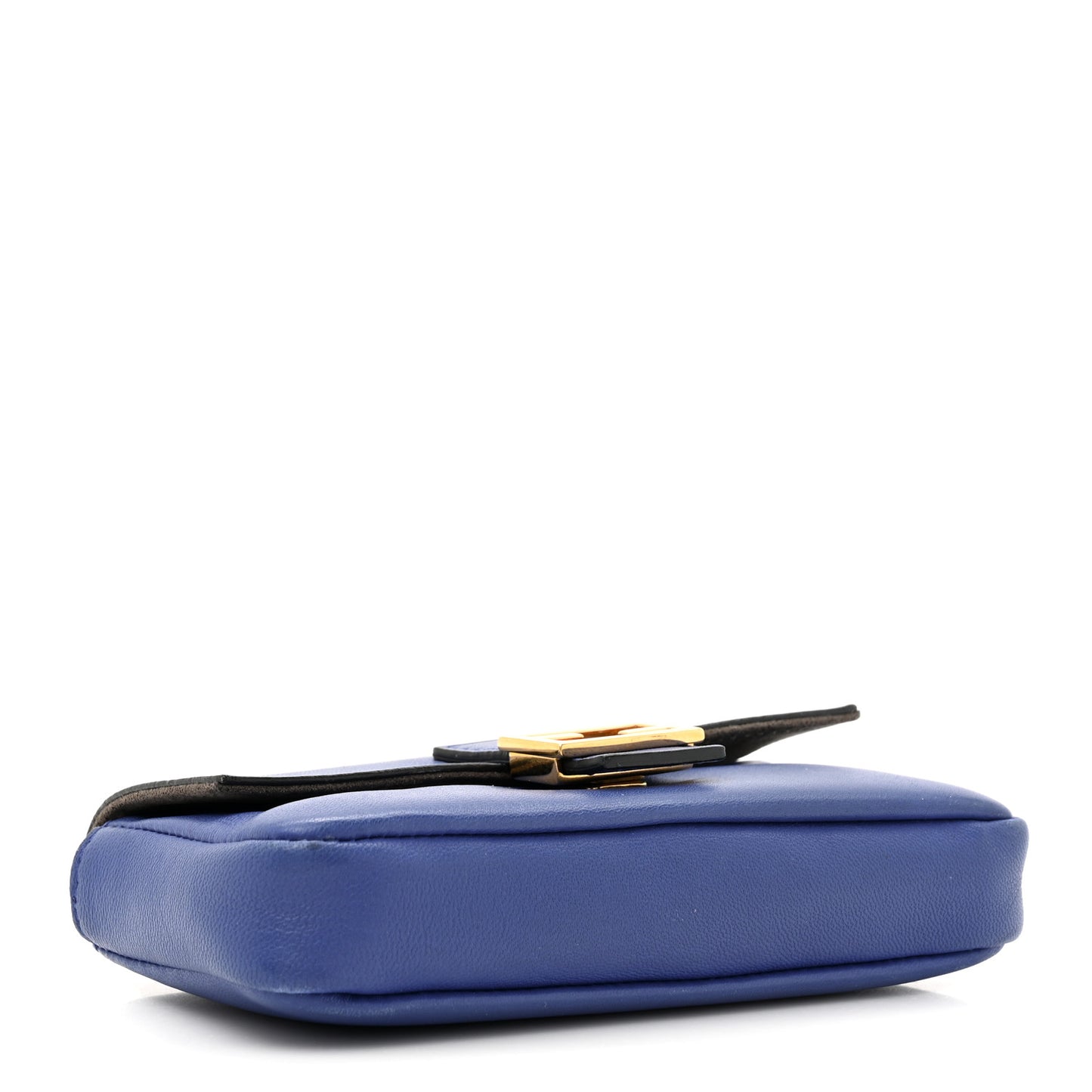 Shiny Nappa Micro Baguette Blue Neon
