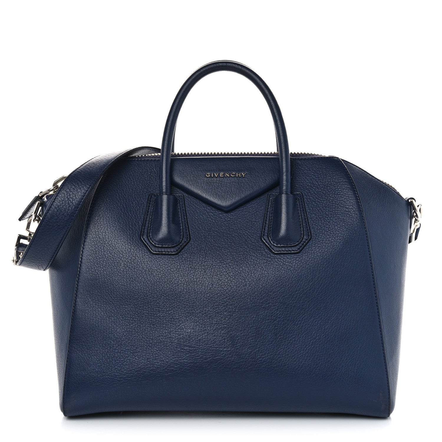 Givenchy Sugar Goatskin Medium Antigona Navy 1 of 17