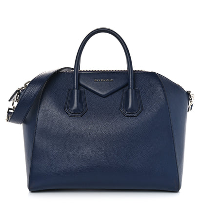 Givenchy Sugar Goatskin Medium Antigona Navy 1 of 17